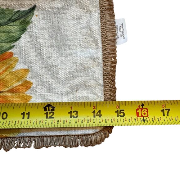 Sunflower Table Runner Thanksgiving Fall Autumn Decor Kitchen Home - Picture 3 of 7
